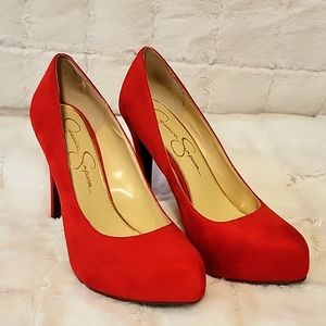 Jessica Simpson Red Pumps